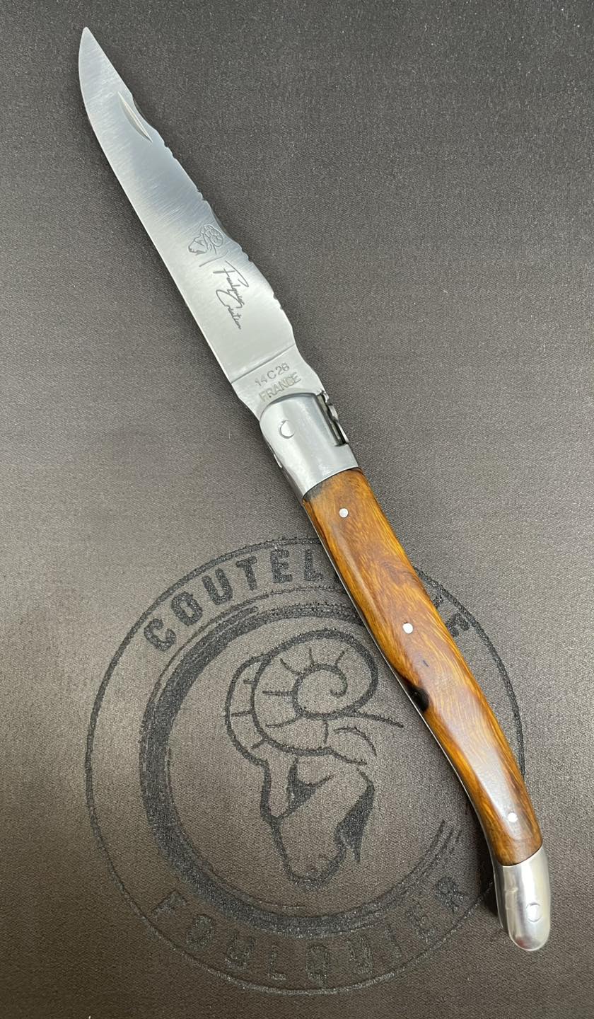 Laguiole Double Mitres Manche en Bois de Fer