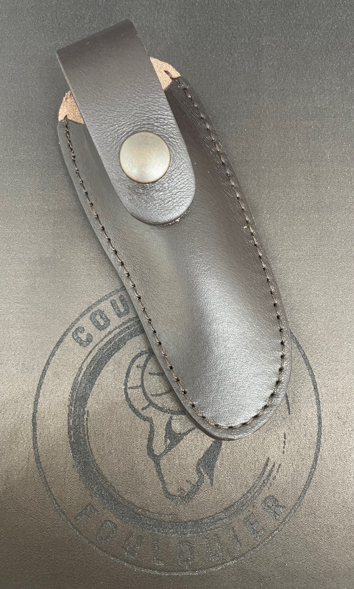 Etui Ceinture Véritable Cuir Marron