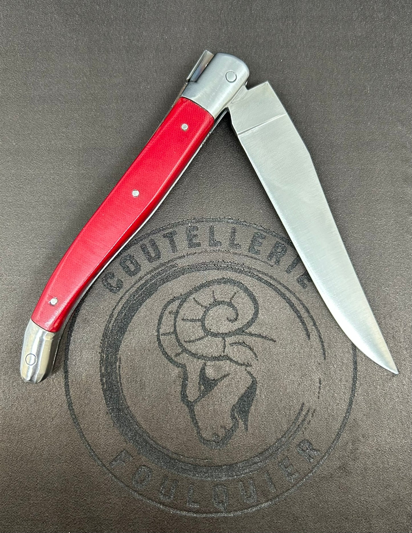 Laguiole Double Mitres Micarta de Lin