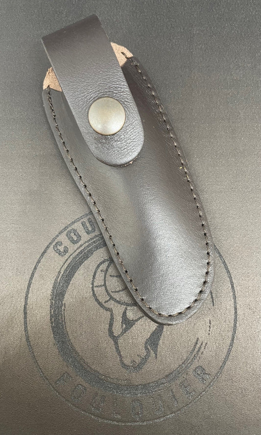 Etui Ceinture Véritable Cuir Marron
