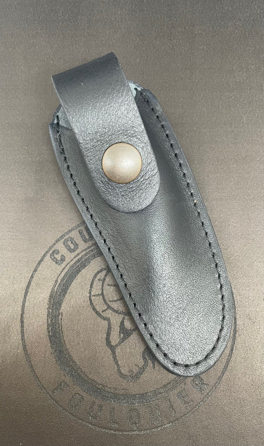 Etui Ceinture Véritable Cuir Noir