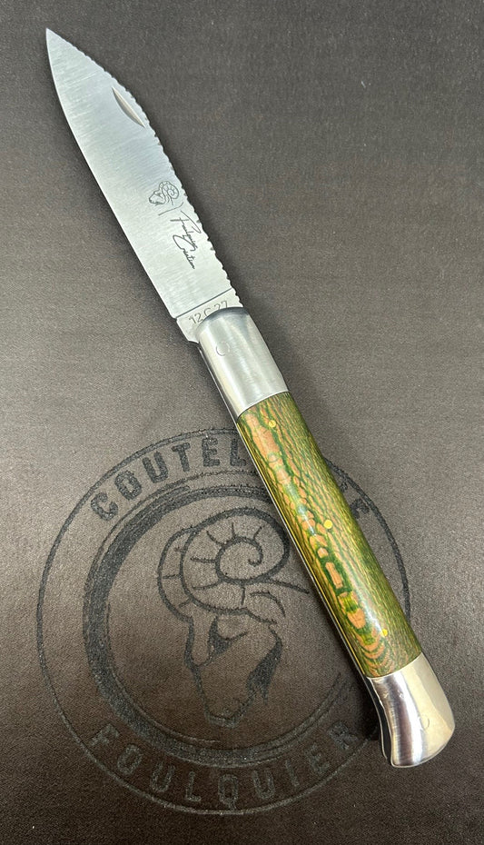 Roquefort Manche en Platane Stabilisé Vert