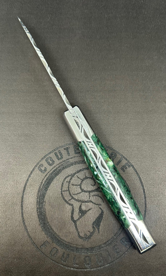 Roquefort Manche en Fragments Corne de Zébu Vert Spécial Noël