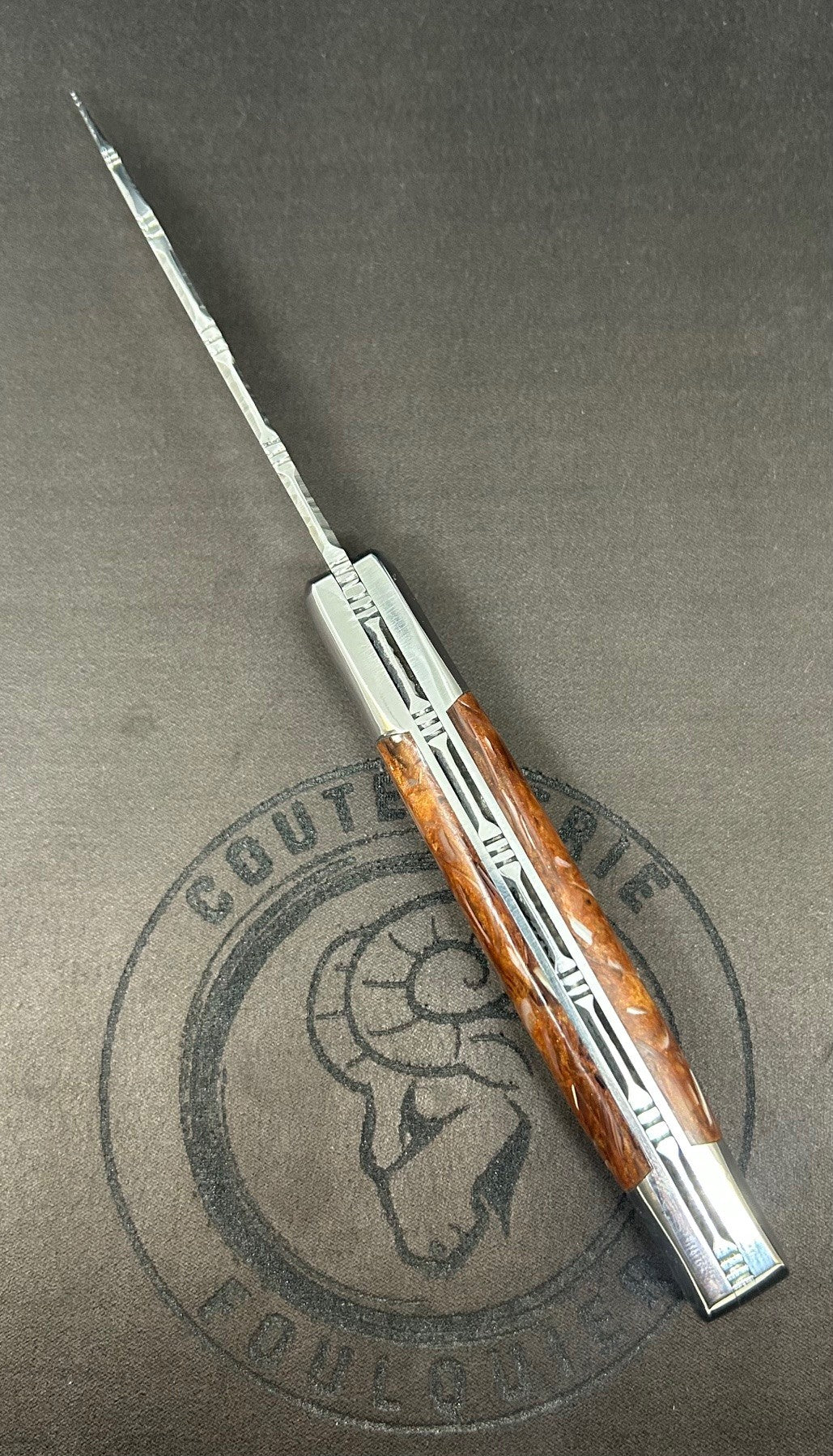 Roquefort Manche en Fragments Corne de Zébu Orange Spécial Noël